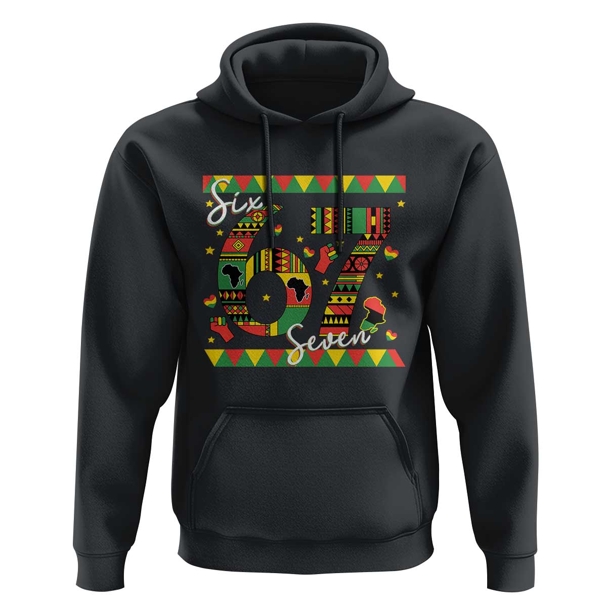 Funny Six Seven Meme Hoodie Pan African Culture Gift