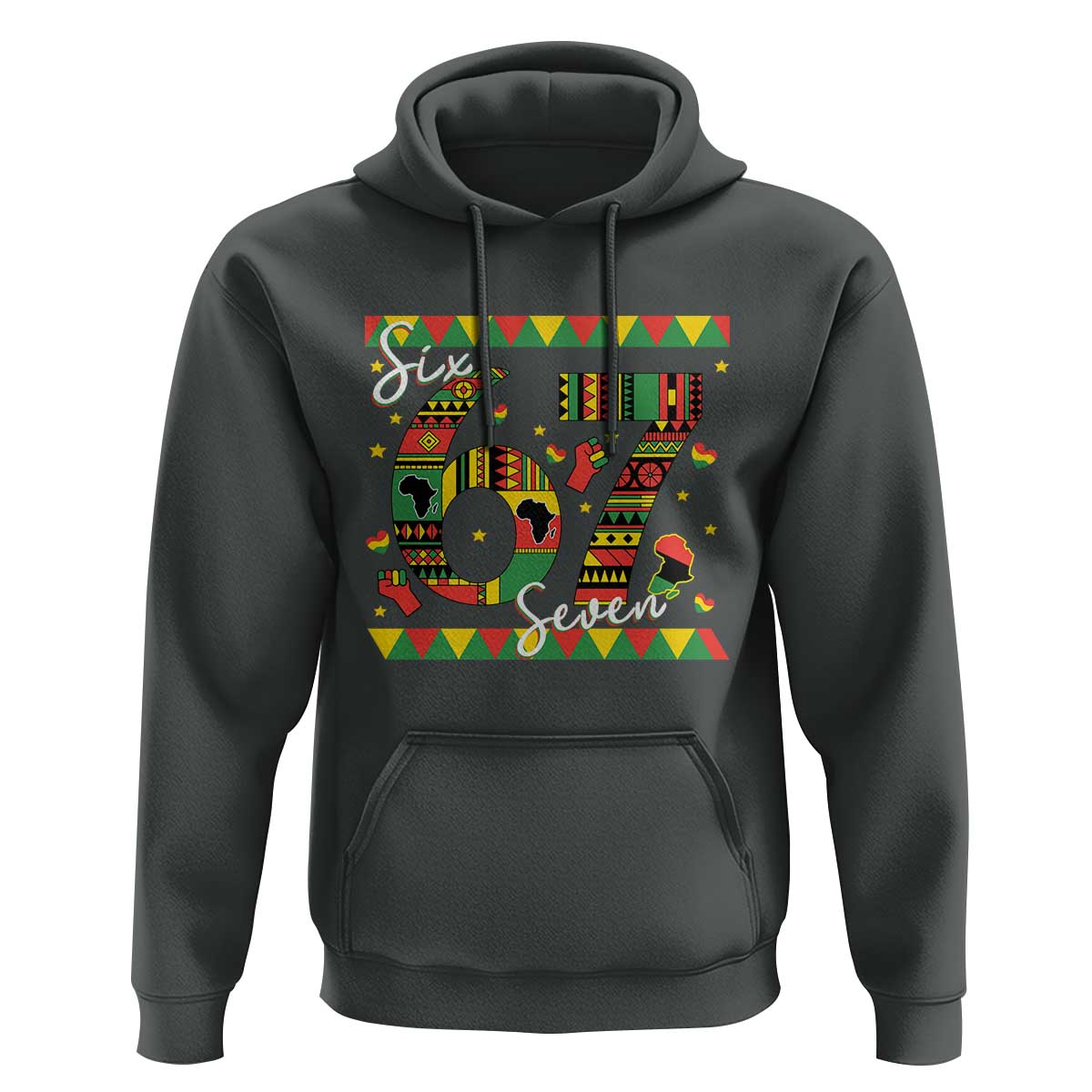 Funny Six Seven Meme Hoodie Pan African Culture Gift