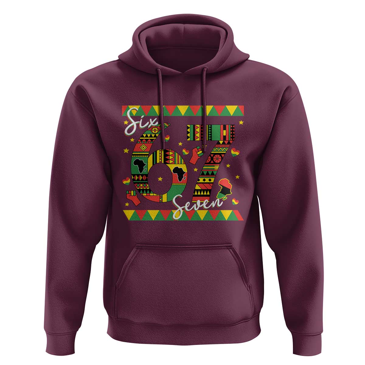 Funny Six Seven Meme Hoodie Pan African Culture Gift