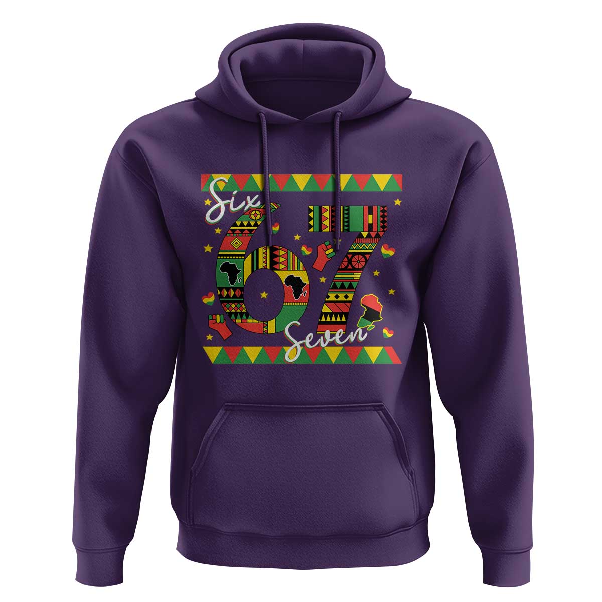 Funny Six Seven Meme Hoodie Pan African Culture Gift