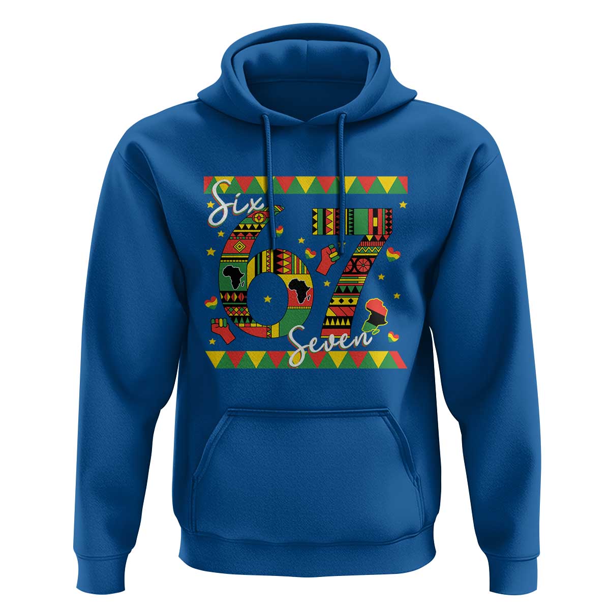 Funny Six Seven Meme Hoodie Pan African Culture Gift