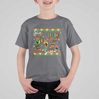 Funny Six Seven Meme T Shirt For Kid Pan African Culture Gift