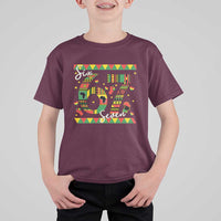 Funny Six Seven Meme T Shirt For Kid Pan African Culture Gift