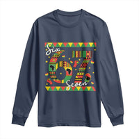 Funny Six Seven Meme Long Sleeve Shirt Pan African Culture Gift
