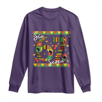 Funny Six Seven Meme Long Sleeve Shirt Pan African Culture Gift