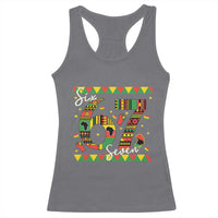 Funny Six Seven Meme Racerback Tank Top Pan African Culture Gift