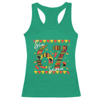 Funny Six Seven Meme Racerback Tank Top Pan African Culture Gift
