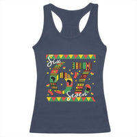 Funny Six Seven Meme Racerback Tank Top Pan African Culture Gift