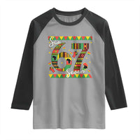 Funny Six Seven Meme Raglan Shirt Pan African Culture Gift
