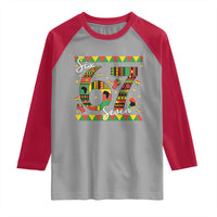 Funny Six Seven Meme Raglan Shirt Pan African Culture Gift