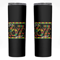 Funny Six Seven Meme Skinny Tumbler Pan African Culture Gift