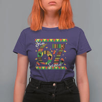 Funny Six Seven Meme T Shirt For Women Pan African Culture Gift
