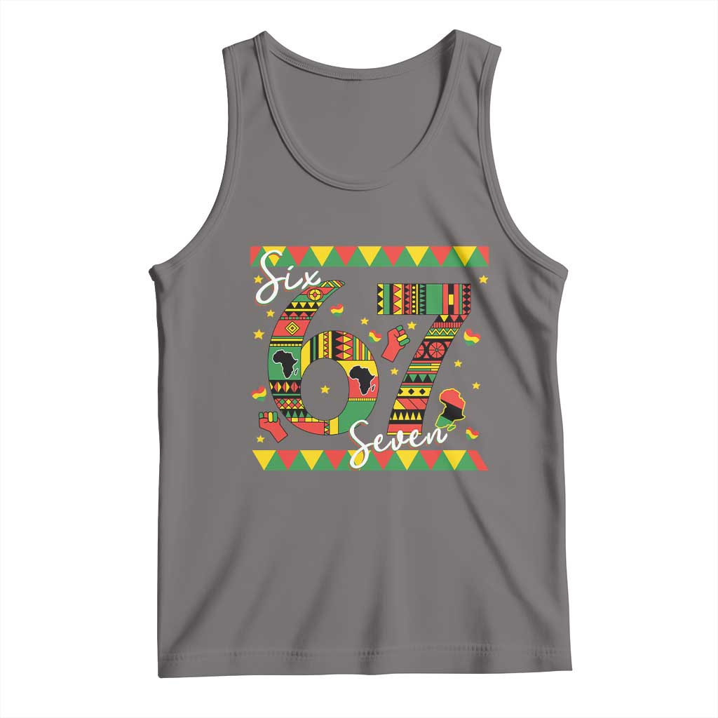 Funny Six Seven Meme Tank Top Pan African Culture Gift