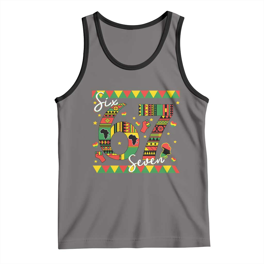 Funny Six Seven Meme Tank Top Pan African Culture Gift