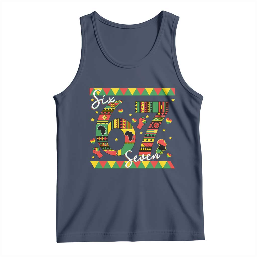 Funny Six Seven Meme Tank Top Pan African Culture Gift