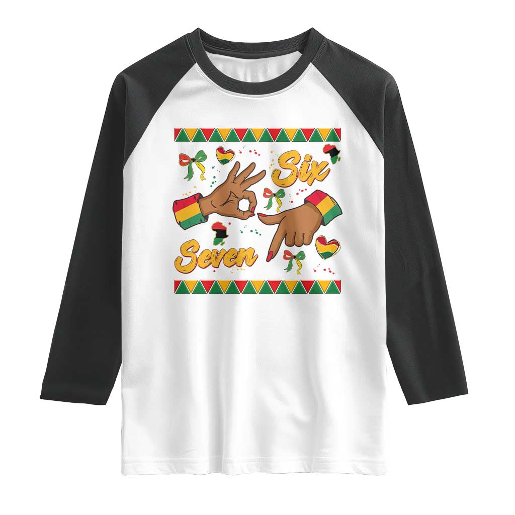 Funny 67 Meme Black History Month Raglan Shirt Gen Z Alpha Gift - Wonder Print Shop