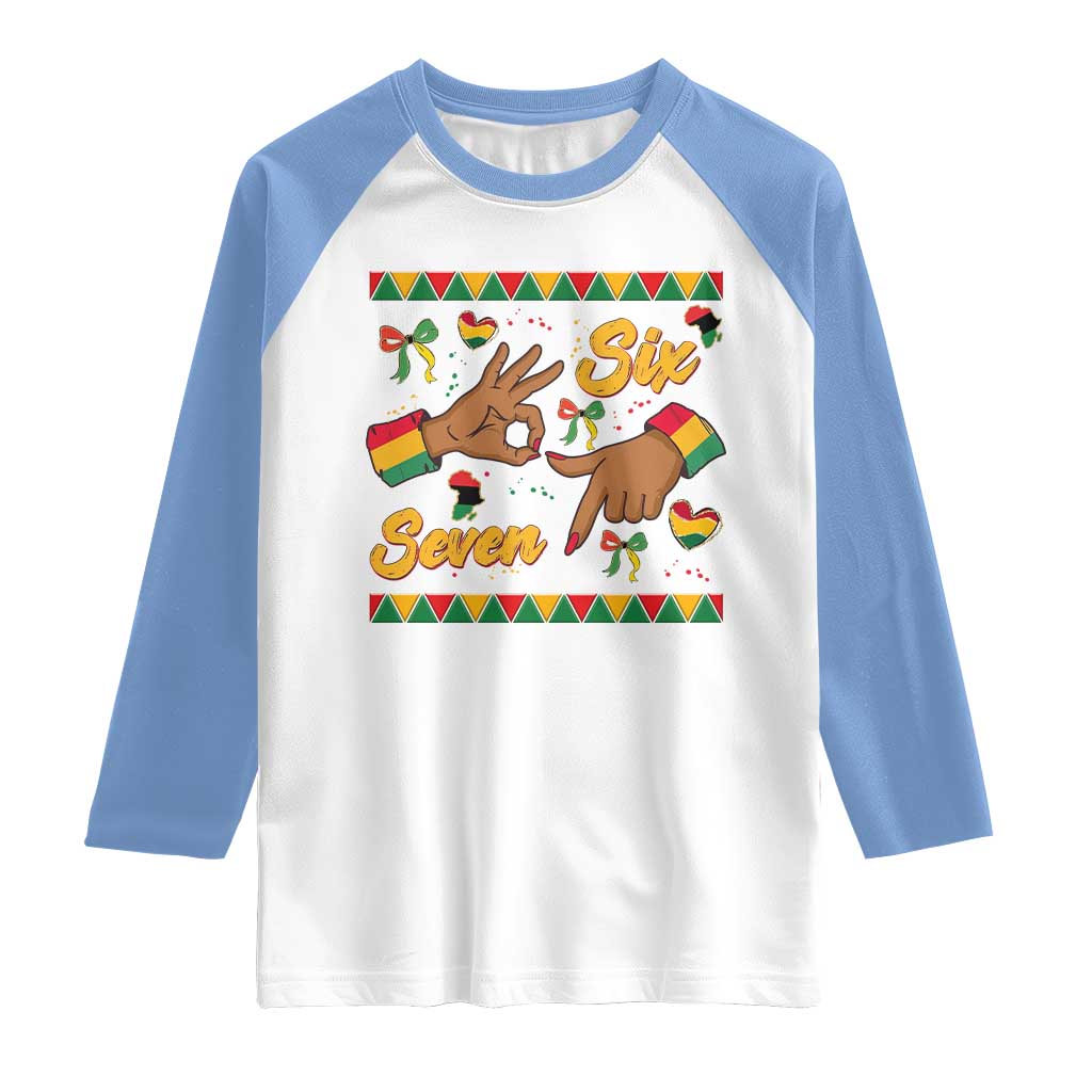 Funny 67 Meme Black History Month Raglan Shirt Gen Z Alpha Gift - Wonder Print Shop
