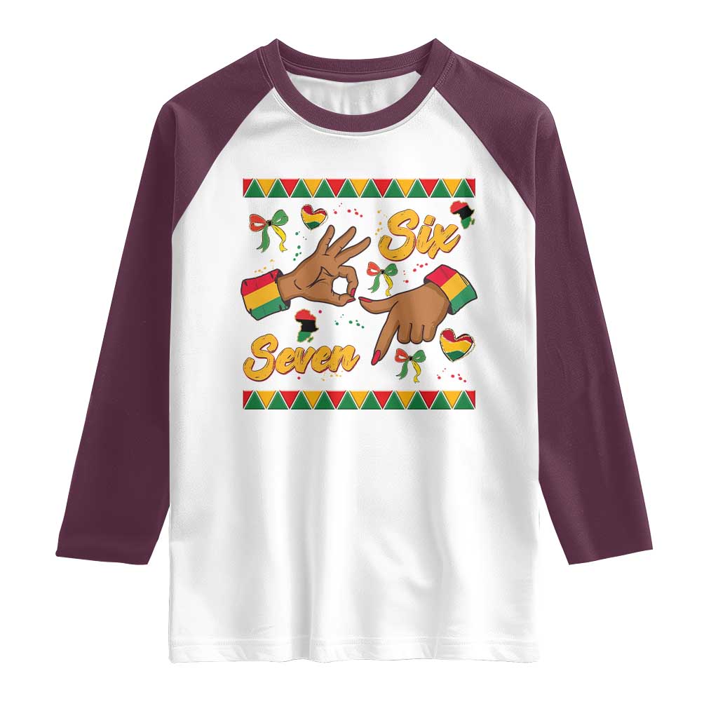 Funny 67 Meme Black History Month Raglan Shirt Gen Z Alpha Gift - Wonder Print Shop