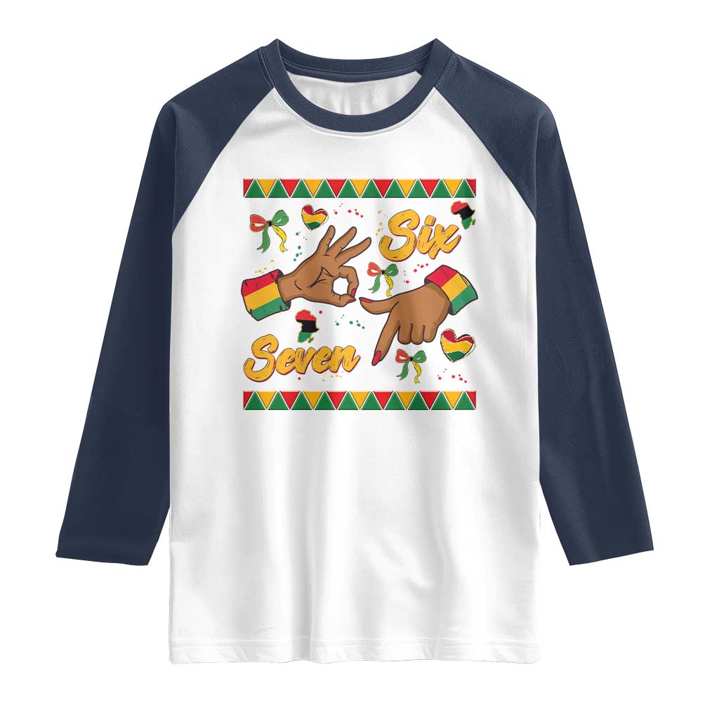 Funny 67 Meme Black History Month Raglan Shirt Gen Z Alpha Gift - Wonder Print Shop