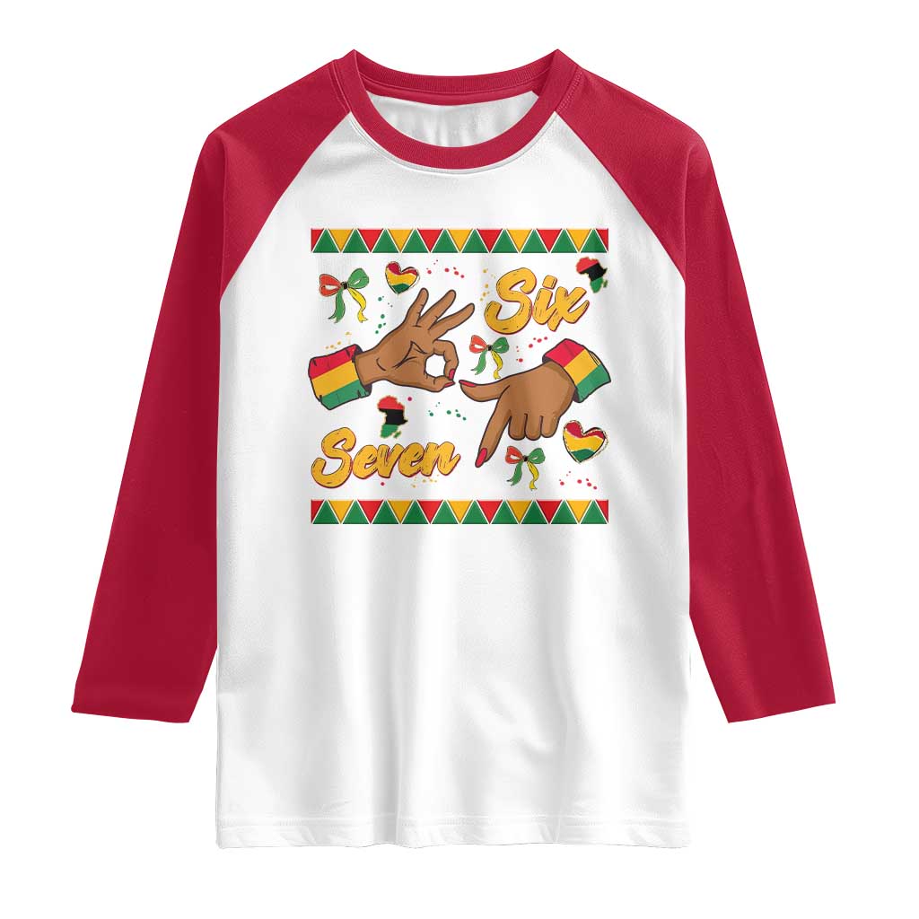 Funny 67 Meme Black History Month Raglan Shirt Gen Z Alpha Gift - Wonder Print Shop