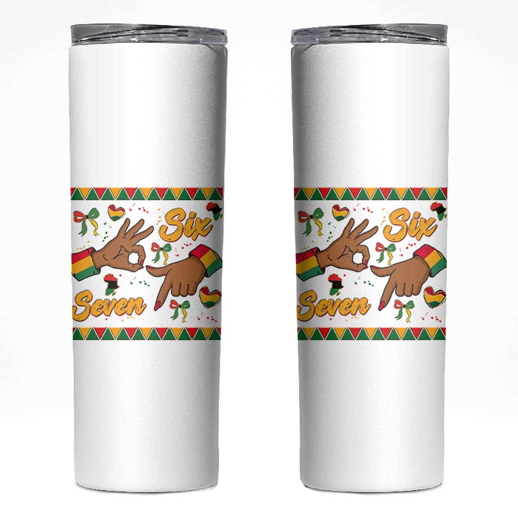 Funny 67 Meme Black History Month Skinny Tumbler Gen Z Alpha Gift - Wonder Print Shop
