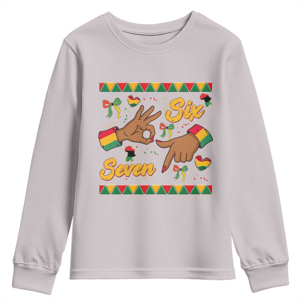 Funny 67 Meme Black History Month Youth Sweatshirt Gen Z Alpha Gift - Wonder Print Shop