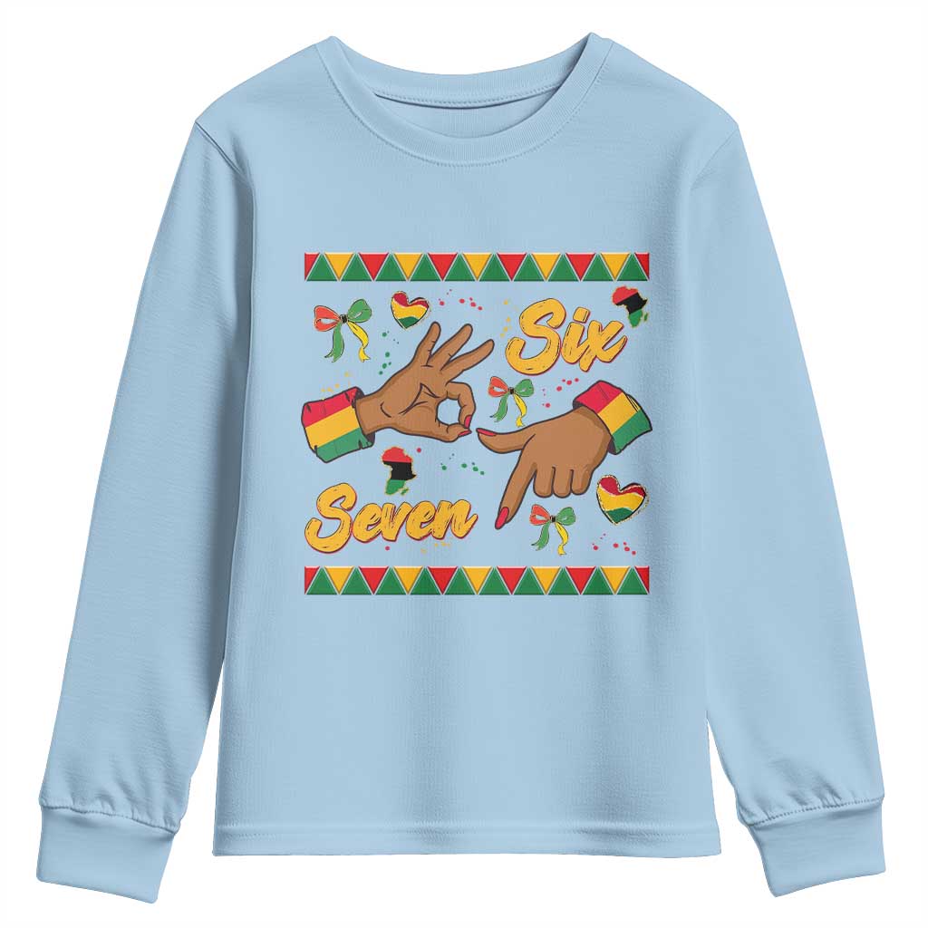 Funny 67 Meme Black History Month Youth Sweatshirt Gen Z Alpha Gift - Wonder Print Shop