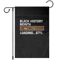 Funny Black History Month Loading Garden Flag Six Seven Meme