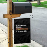 Funny Black History Month Loading Garden Flag Six Seven Meme