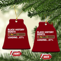 Funny Black History Month Loading Ceramic Ornament Six Seven Meme