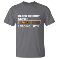 Funny Black History Month Loading T Shirt Six Seven Meme