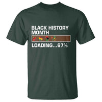Funny Black History Month Loading T Shirt Six Seven Meme