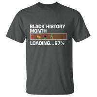 Funny Black History Month Loading T Shirt Six Seven Meme