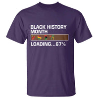 Funny Black History Month Loading T Shirt Six Seven Meme