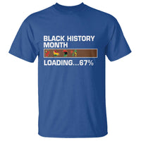 Funny Black History Month Loading T Shirt Six Seven Meme
