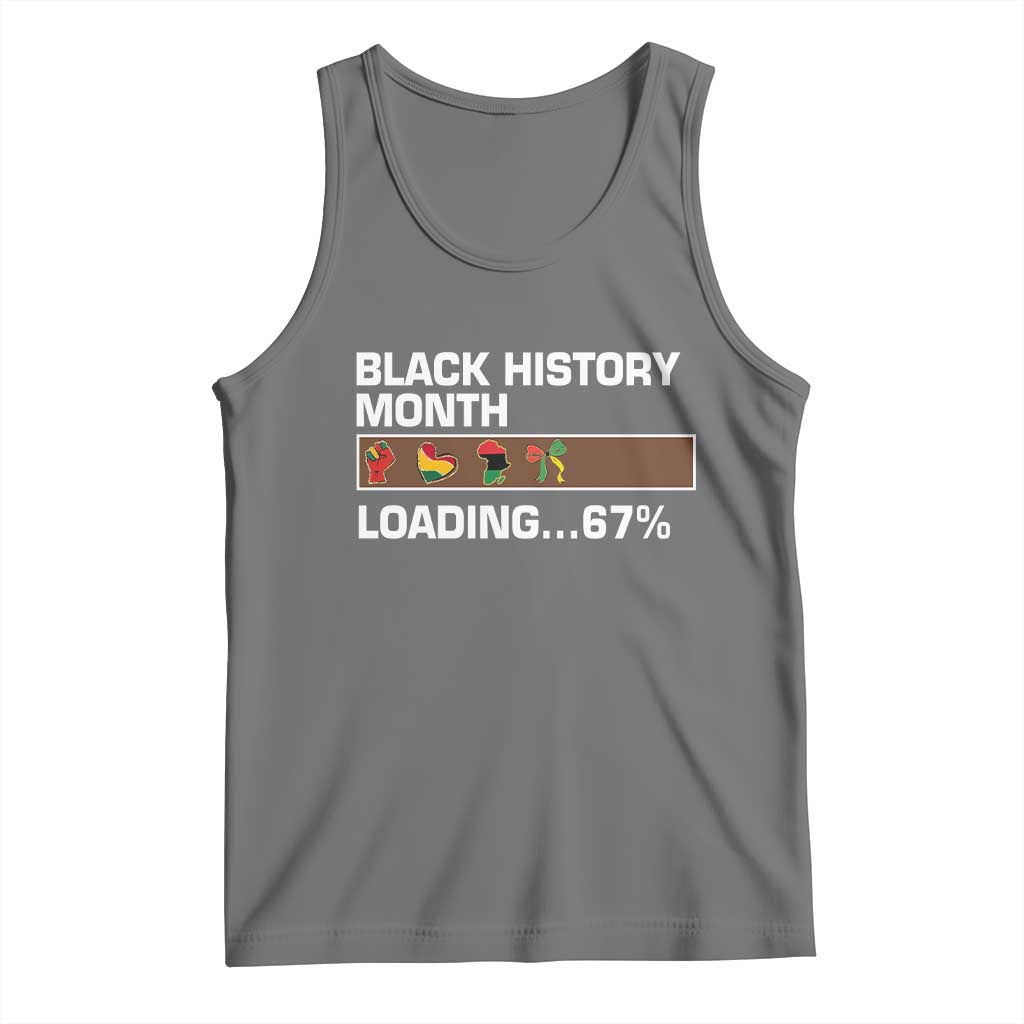 Funny Black History Month Loading Tank Top Six Seven Meme