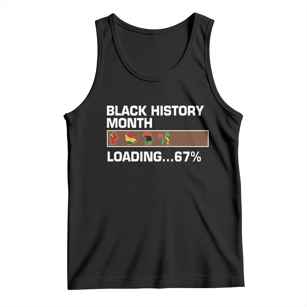 Funny Black History Month Loading Tank Top Six Seven Meme