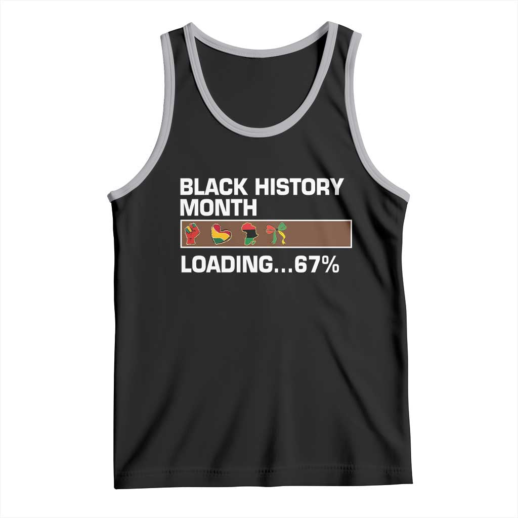 Funny Black History Month Loading Tank Top Six Seven Meme