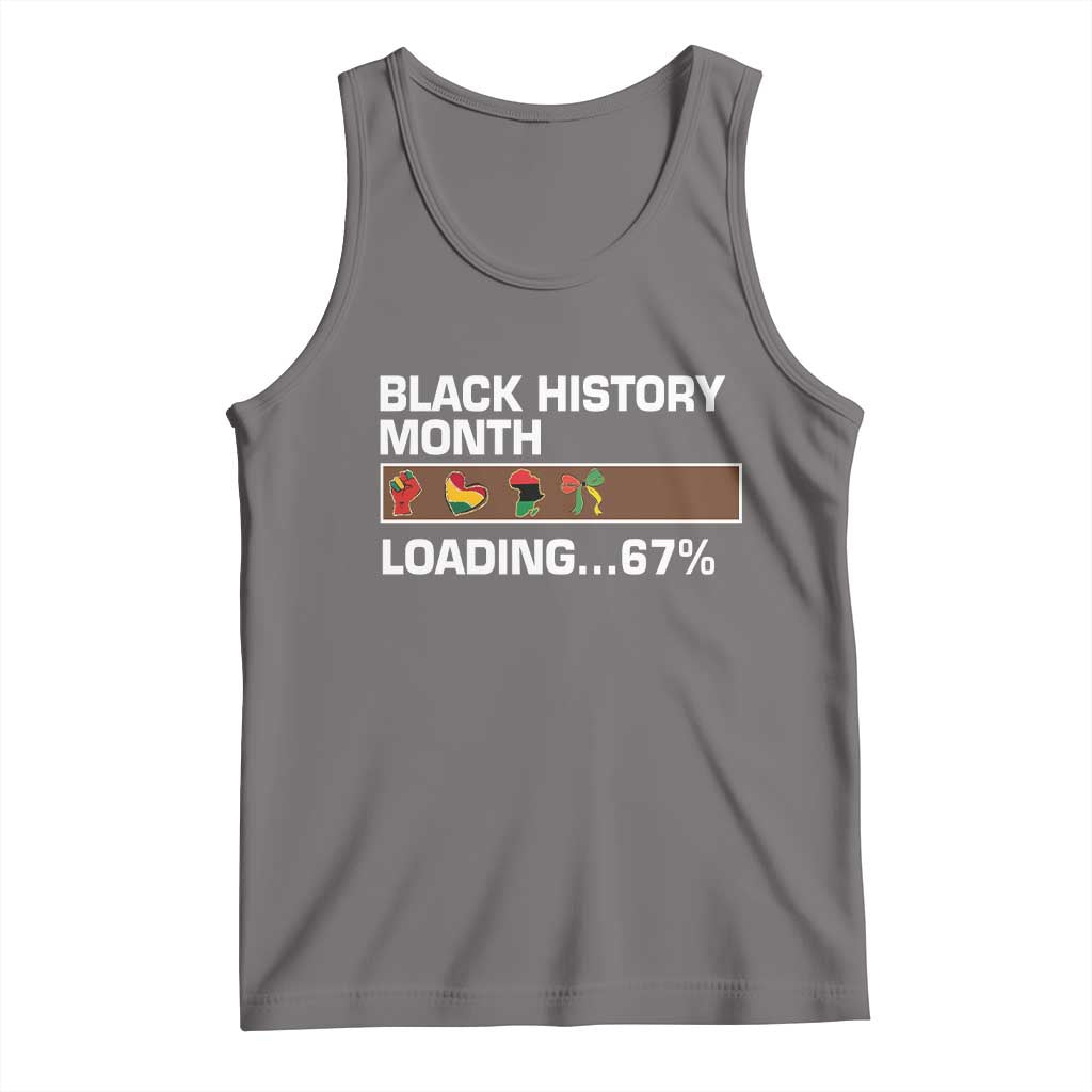 Funny Black History Month Loading Tank Top Six Seven Meme