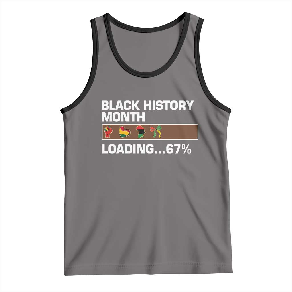 Funny Black History Month Loading Tank Top Six Seven Meme