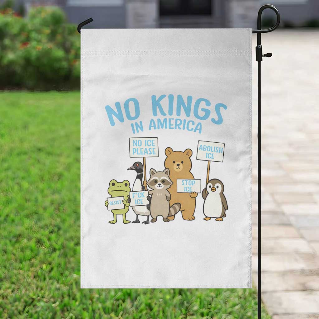 Funny Protest Animals Abolish Ice Garden Flag Minneapolis USA Support Gift