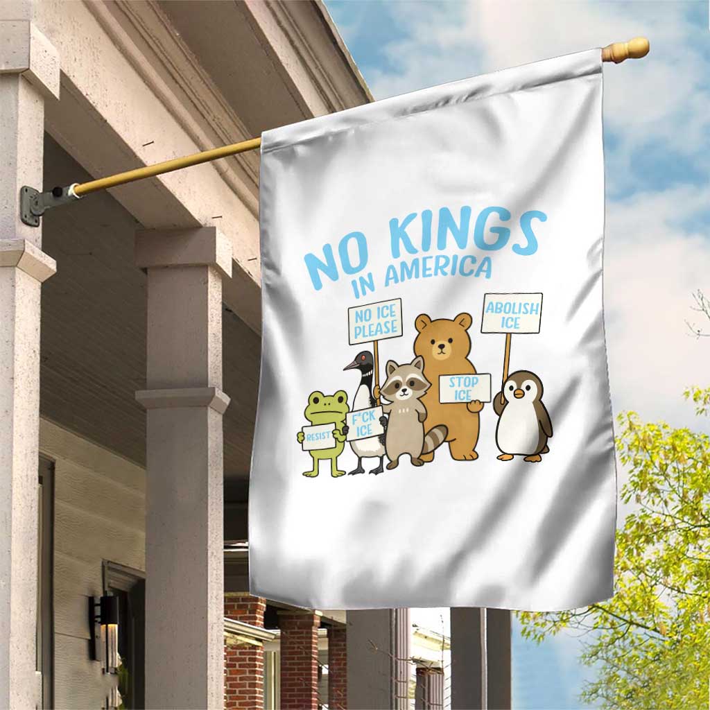 Funny Protest Animals Abolish Ice Garden Flag Minneapolis USA Support Gift