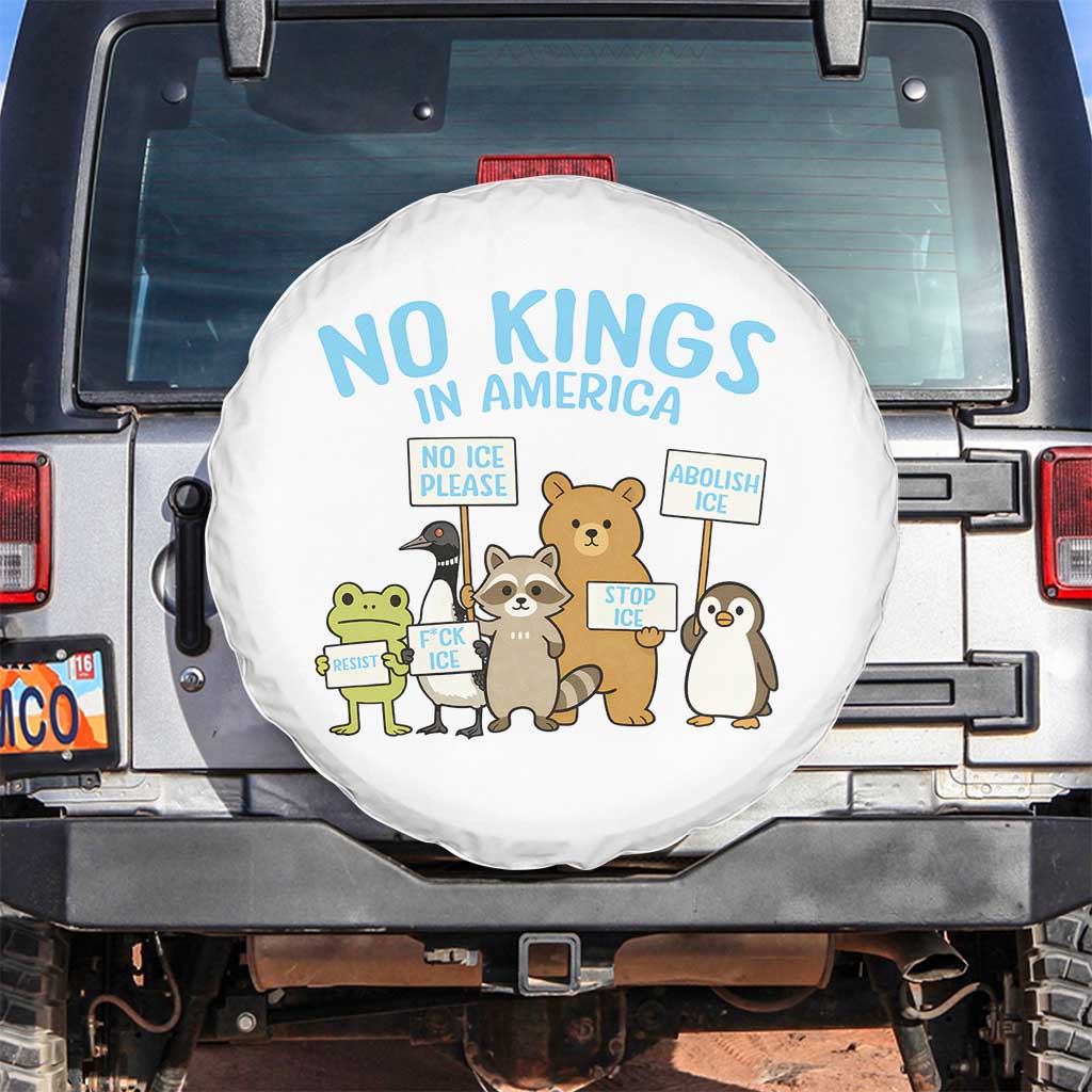 Funny Protest Animals Abolish Ice Spare Tire Cover Minneapolis USA Support Gift