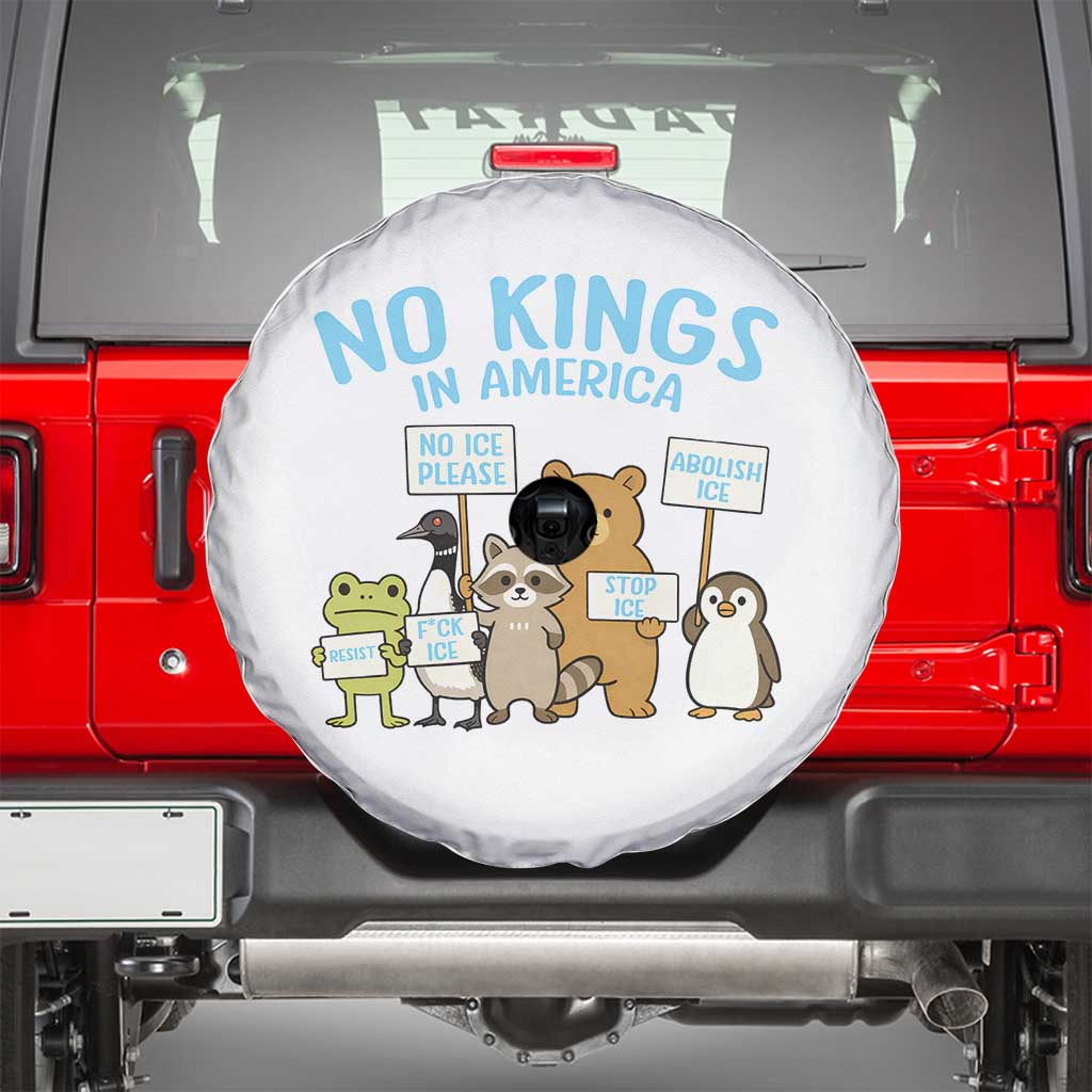 Funny Protest Animals Abolish Ice Spare Tire Cover Minneapolis USA Support Gift