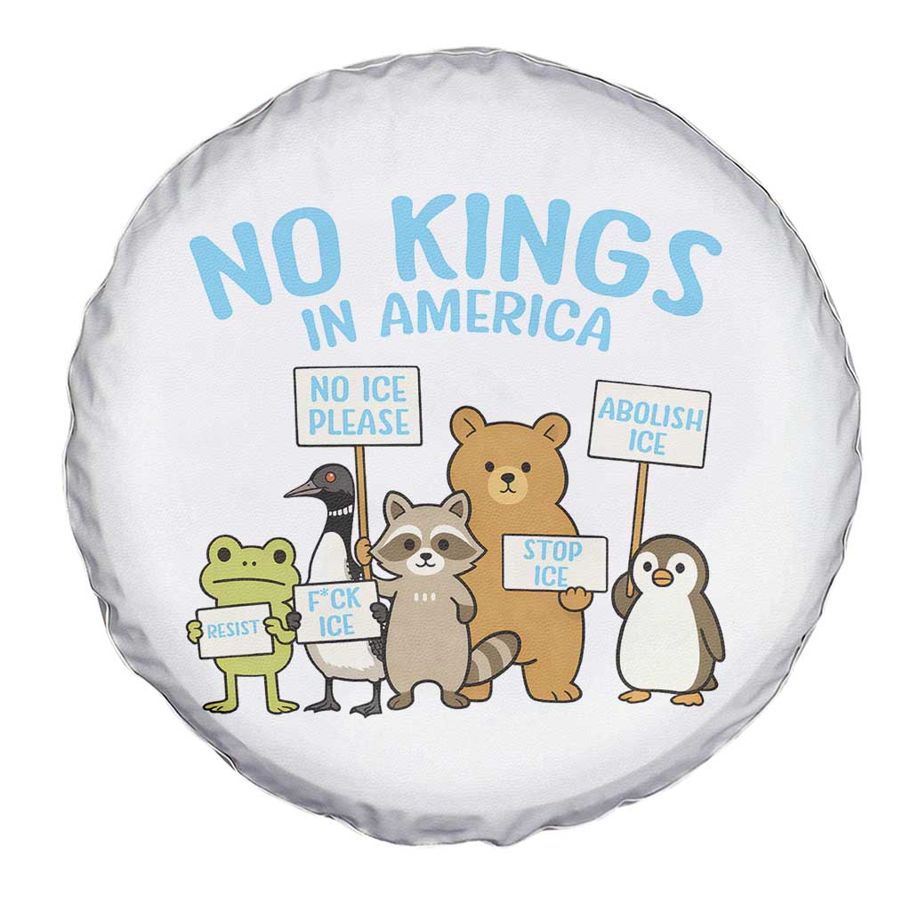 Funny Protest Animals Abolish Ice Spare Tire Cover Minneapolis USA Support Gift