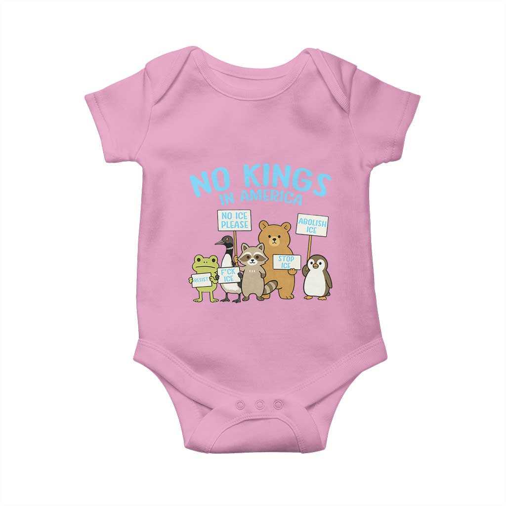 Funny Protest Animals Abolish Ice Baby Onesie Minneapolis USA Support Gift