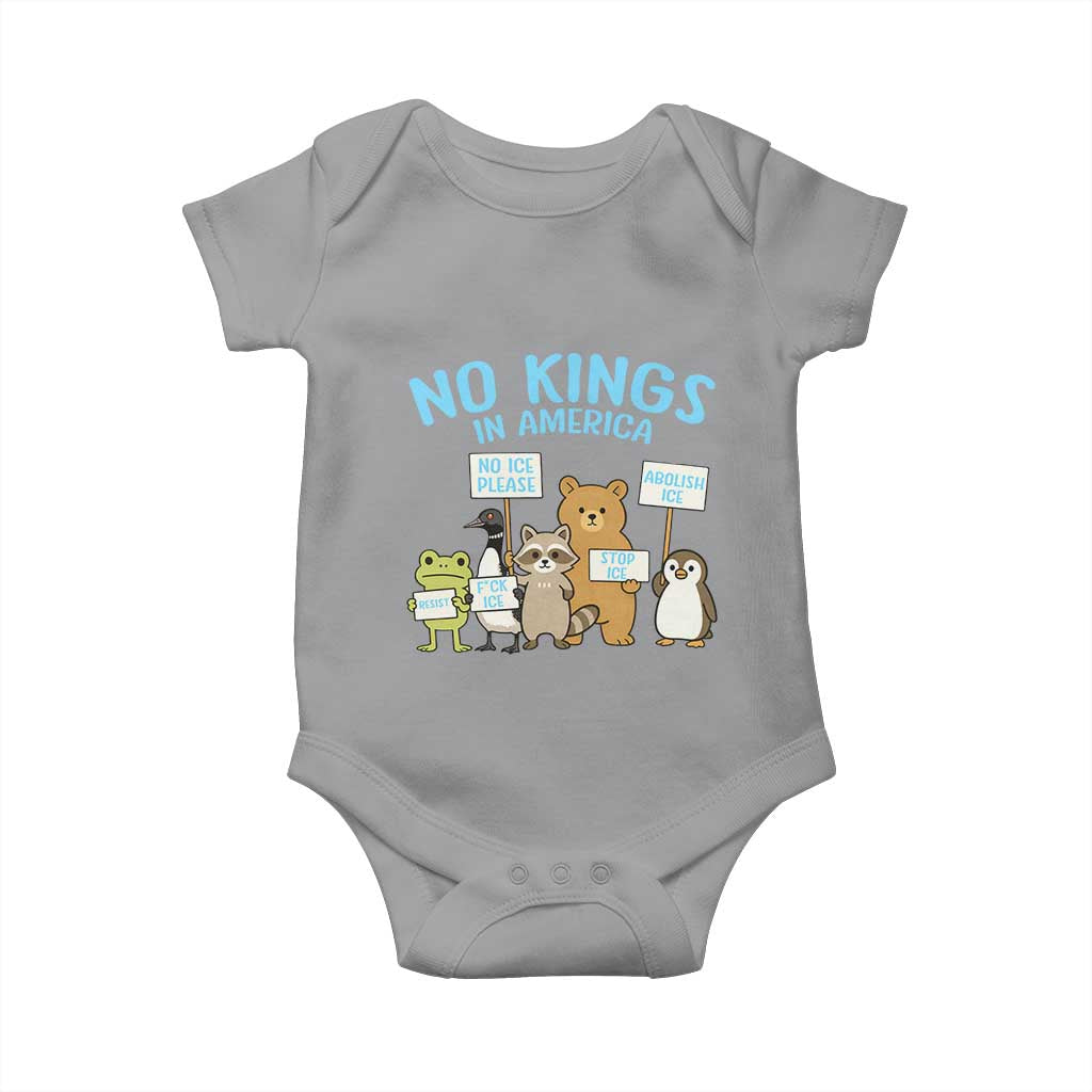 Funny Protest Animals Abolish Ice Baby Onesie Minneapolis USA Support Gift