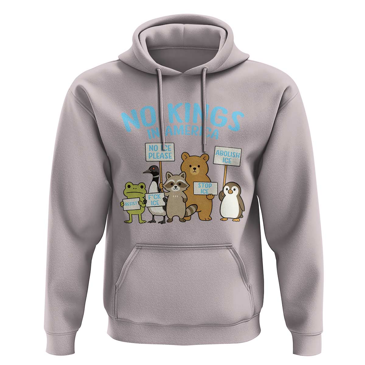 Funny Protest Animals Abolish Ice Hoodie Minneapolis USA Support Gift
