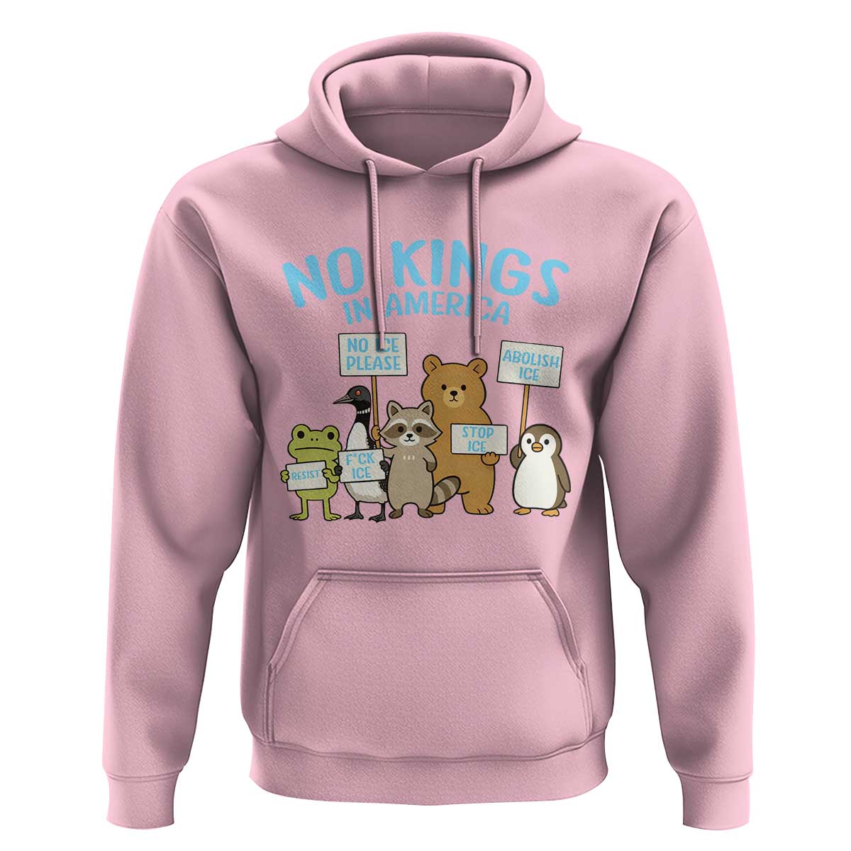 Funny Protest Animals Abolish Ice Hoodie Minneapolis USA Support Gift