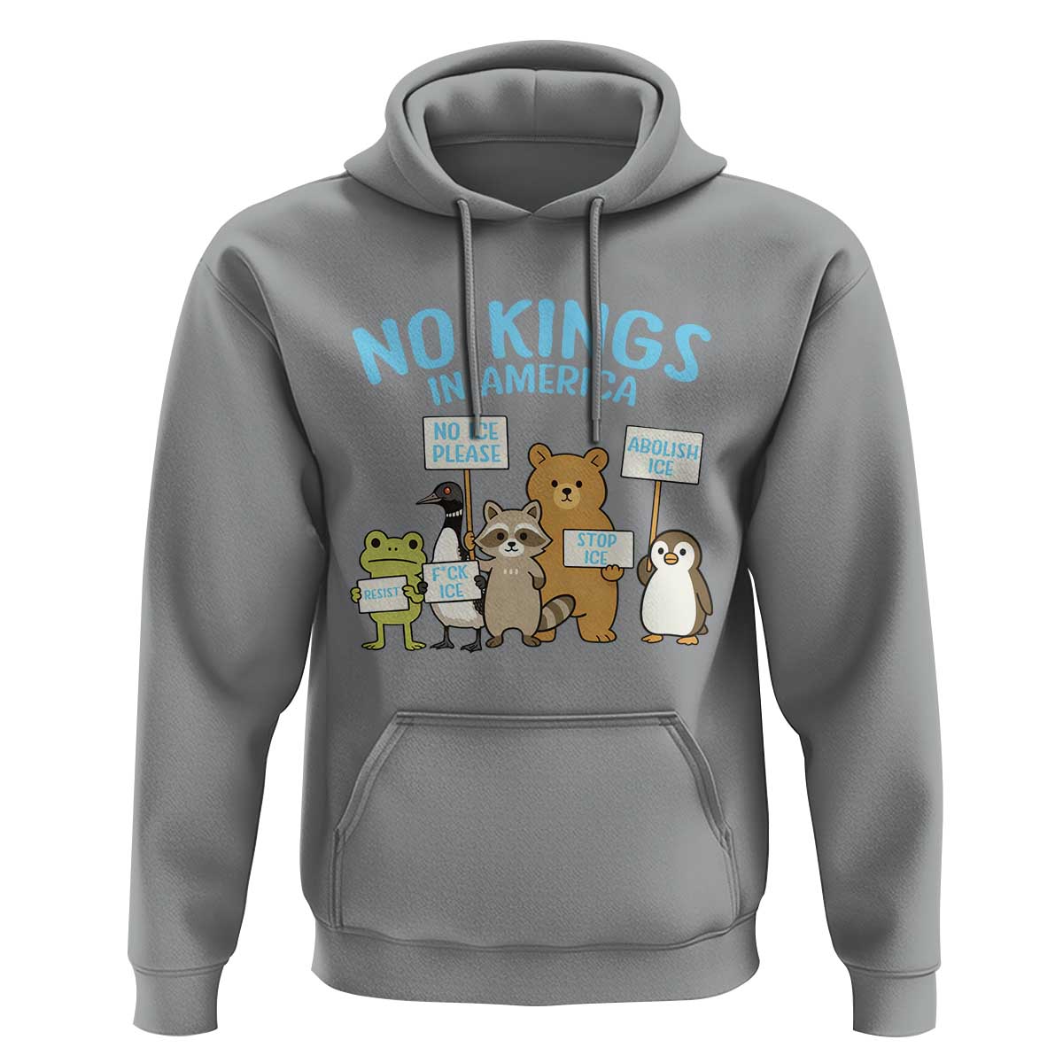 Funny Protest Animals Abolish Ice Hoodie Minneapolis USA Support Gift
